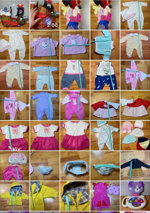 Одяг для анни дісней тоддлер аніматор,одяг для пупсів,та пупси