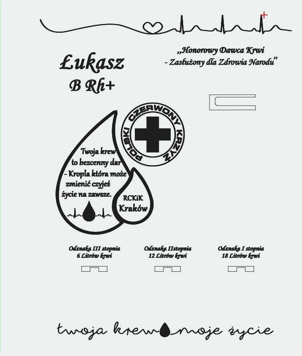 Ekspozytor na odznaki HDK