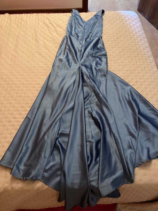 Vestido azul sereia