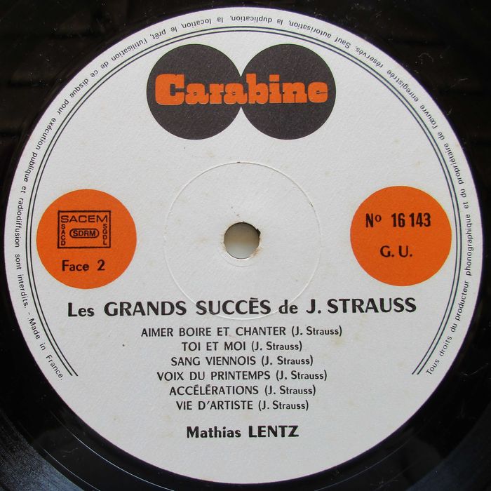 Johann Strauss - - - - - LP