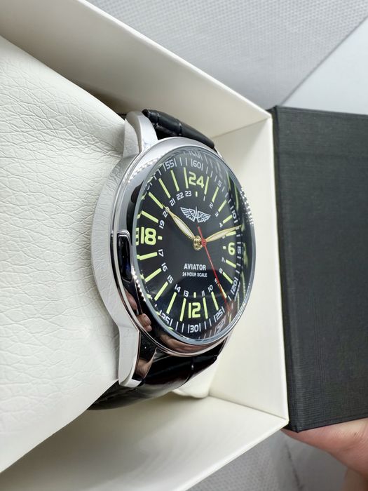 Авиатор автомат годинник часы 24 часа механика полет восток ракета луч