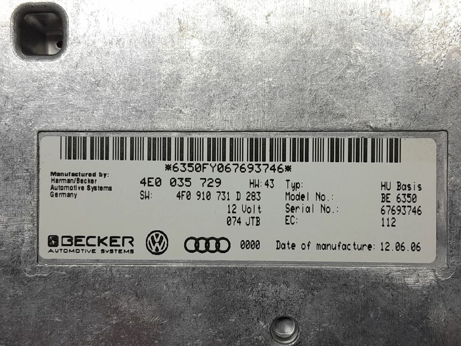 Módulo bluetooth AUDI A6 (4F2, C6)