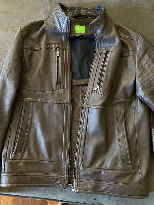 Hugo Boss шкіряна куртка