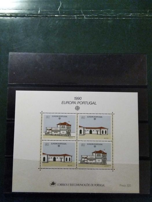 1990 Bloco Europa CEPT Portugal MNH **