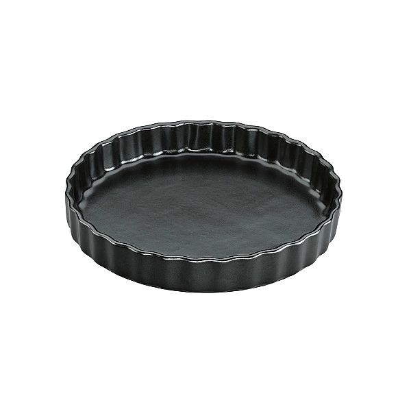 Ceramiczna forma na tartę Kuchenprofi, śred. 28 cm, czarna