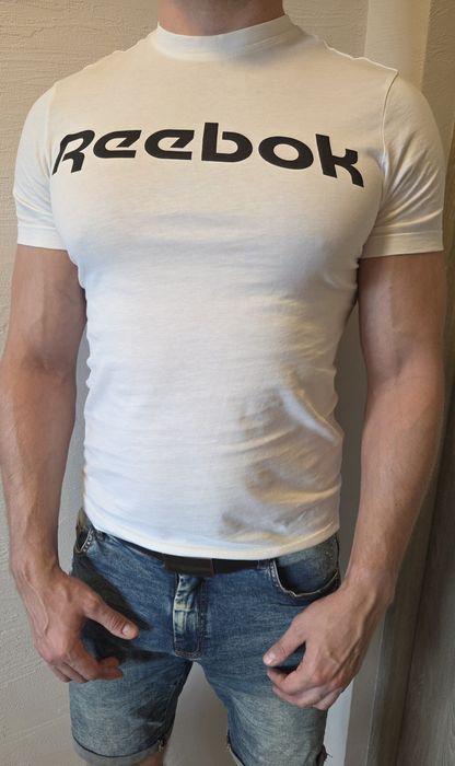Tshirt Reebok biały rozmiar s stan dbd
