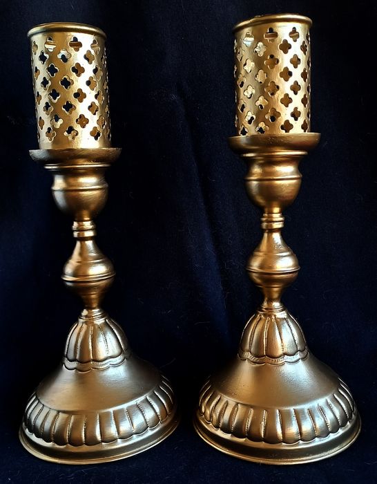 Tocheiros metal dourados