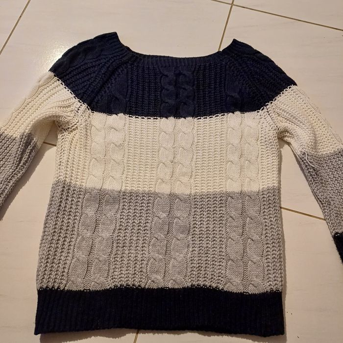 Sweter 3 kolorowy rozmiar M