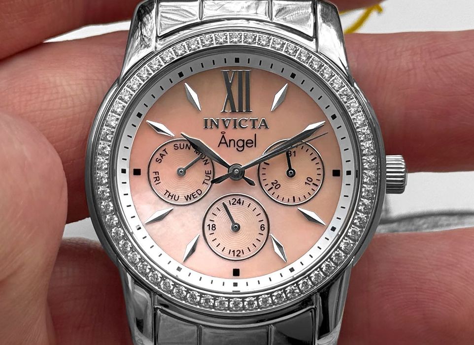 Годинник жіночий Invicta Angel 28687 Mother of Pearl 38 mm. WR 50 MT