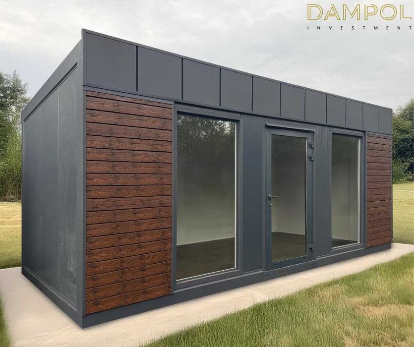 Pawilon/Kontener 6x3 Handlowy Biurowy Usługowy Sklep Kosmetyka Fryzjer