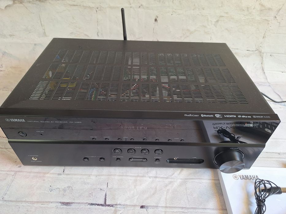 5.1 Yamaha musiccast RX-V483 Wifi BT 4k/60p net radio HDR Spotify