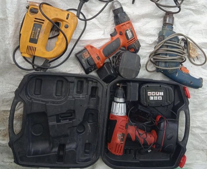 Дрель шуруповёрт лобзик