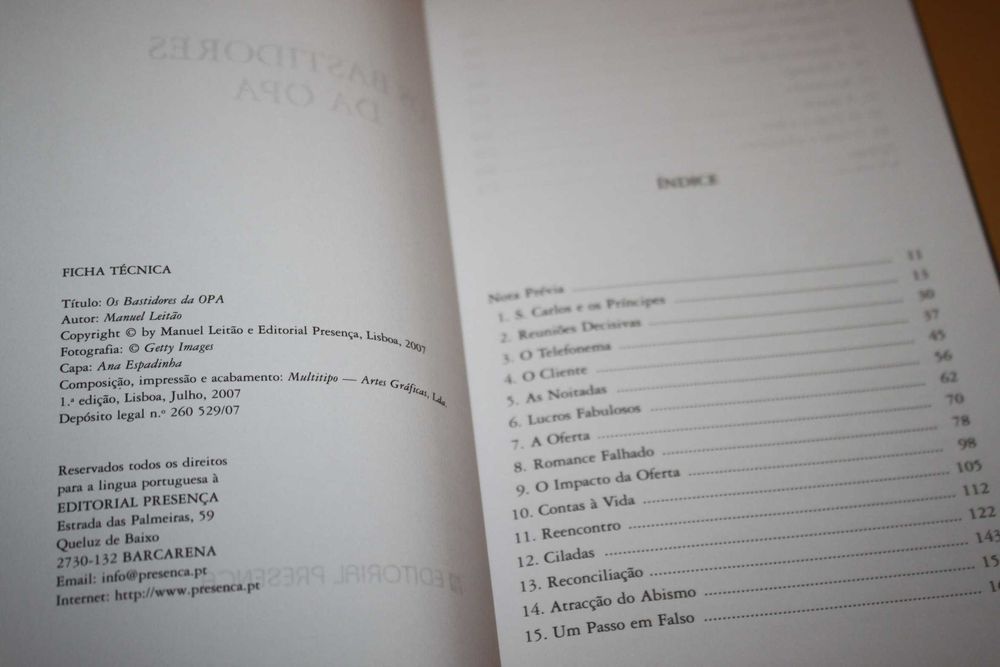 Os Bastidores da Opa// Manuel Leitão