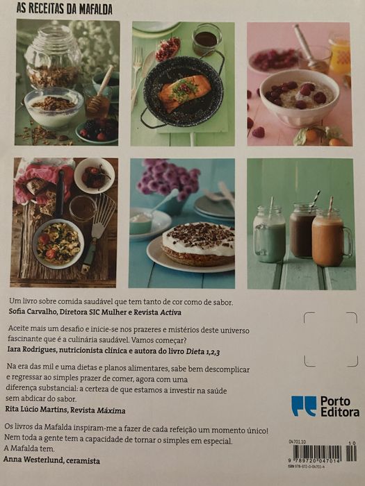 Livro As Receitas da Mafalda