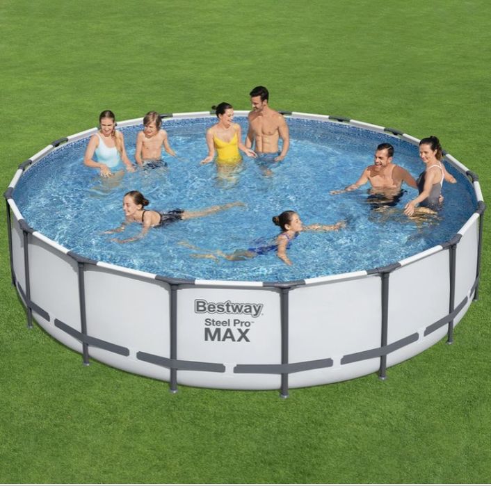 Basen stelażowy raz używany