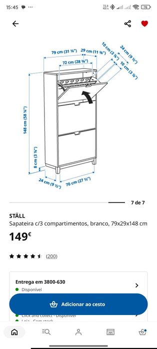 Sapateira ställ IKEA