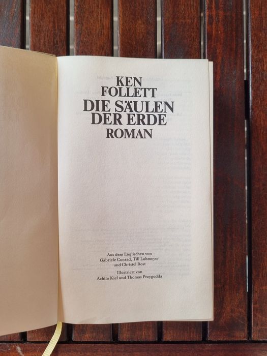 Ken Follett Die Säulen der erde Roman w języku niemieckim