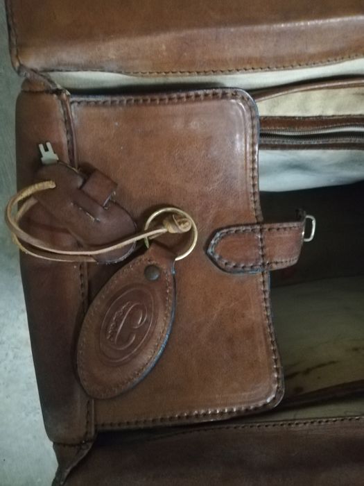 Mala de documentos em pele original Ceancarel