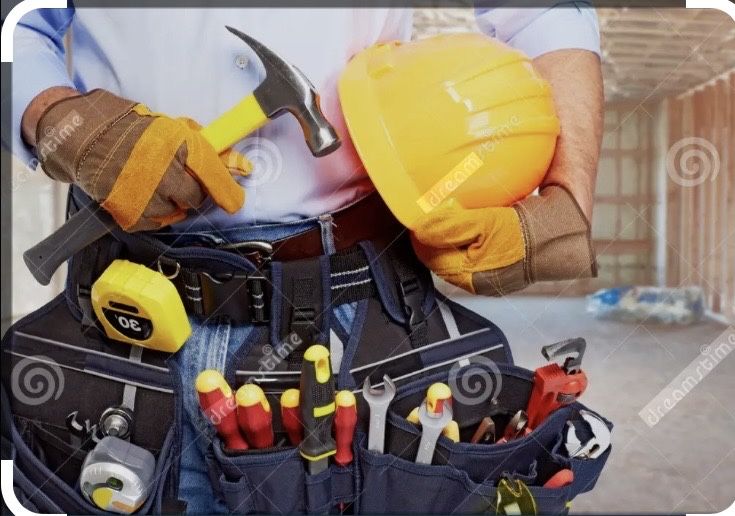 reparações, construção e ajuda doméstica