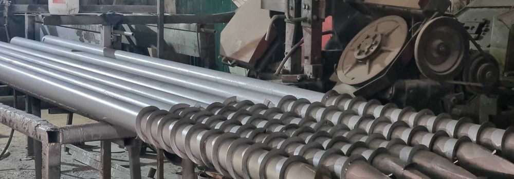 Гвинтові сваї, геошуруп, винтовые сваи, сваї, свайный фундамент