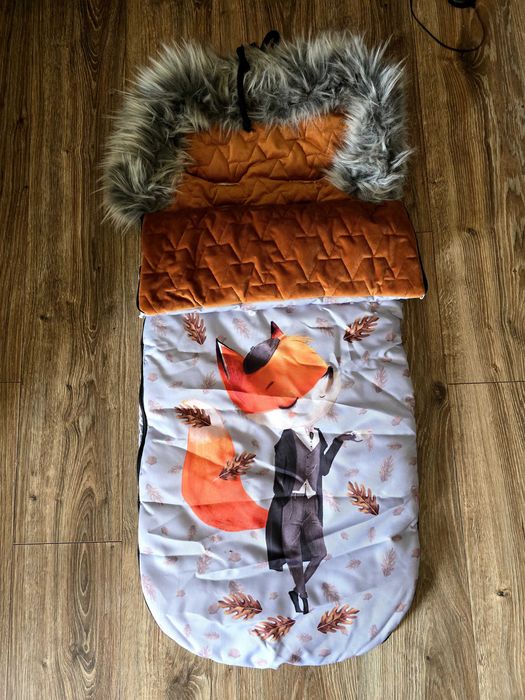 Śpiwór do wózka, 100% bawełna, wodoodporny.