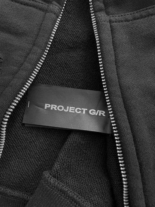 Зіп худі Project G/R Grailz LONDON чорного кольору оверсайз