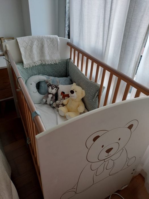 Protetor de cama Estrelas algodão tio