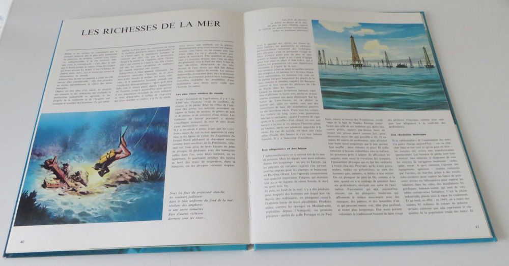 Livro "La Mer - D´aujourd´hui a Demain" Francês -1975 Editora Hachette