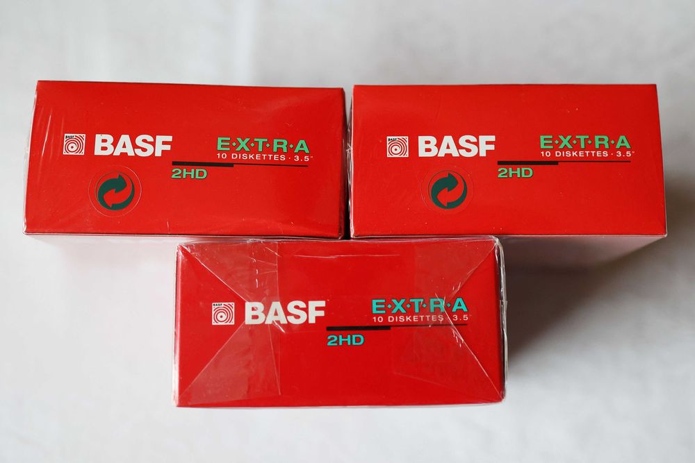 Dyskietki Basf 3,5'' 2HD Extra, pakiet