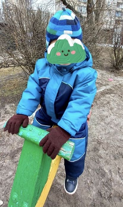 Зимний костюм для мальчика, 98