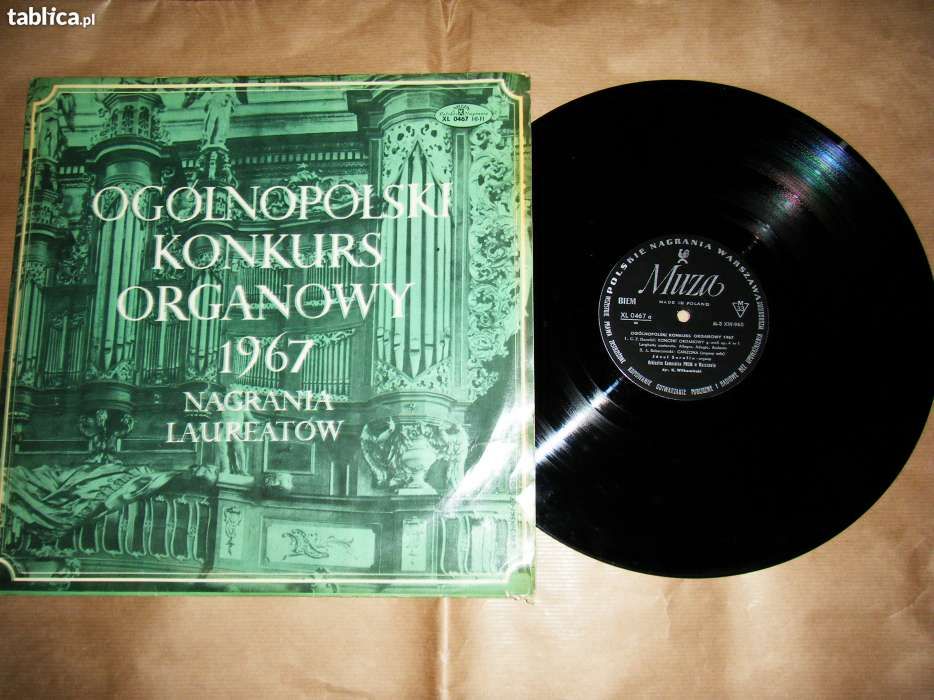 Płyta winylowa - Ogólnopolski Konkurs Organowy 1967