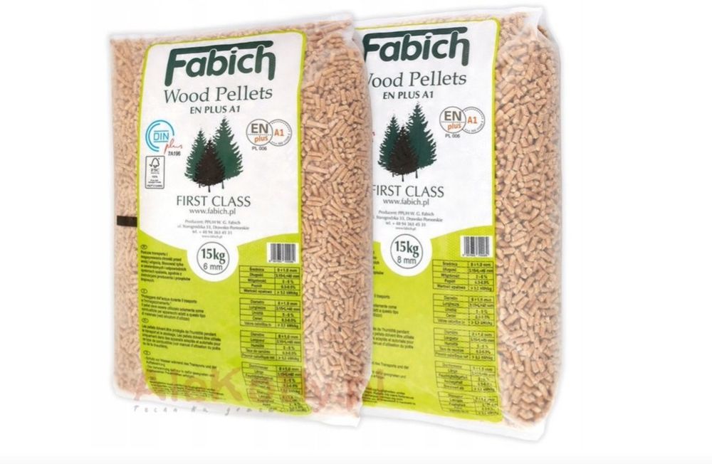 Pellet drzewny 100% Sosna 6mm pelet A1