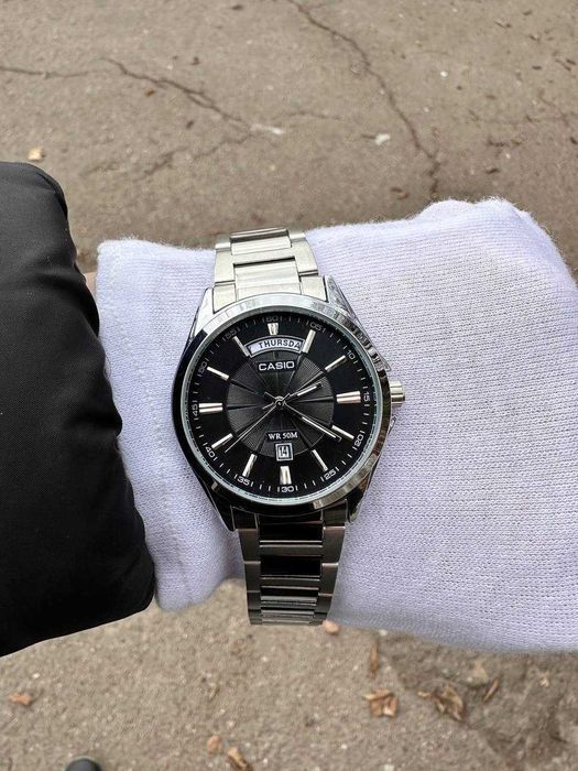 Годинник Casio MTP-1381 Black | Мужские наручние часы | касио MTP 1183