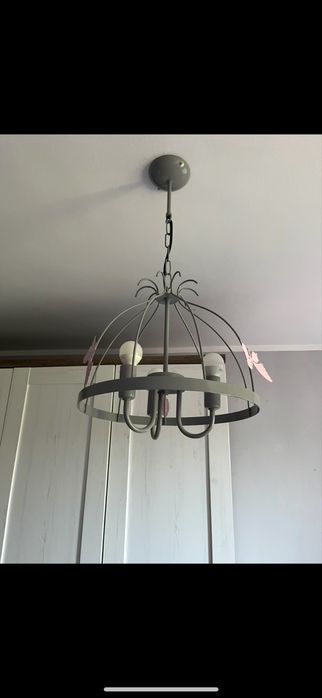 Lampa sufitowa klatka