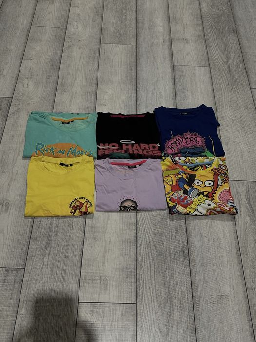 zestaw 6 koszulek CROOP rozmiar S