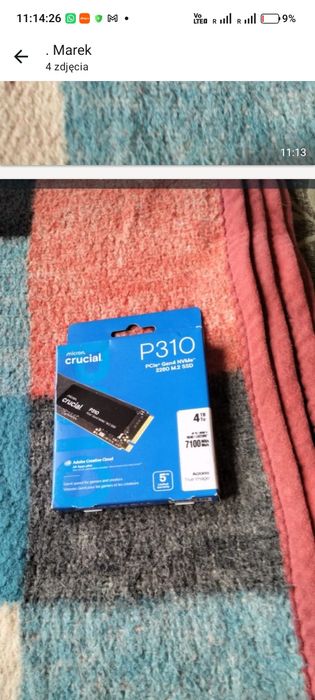 Dysk SSD 4T nowy curti