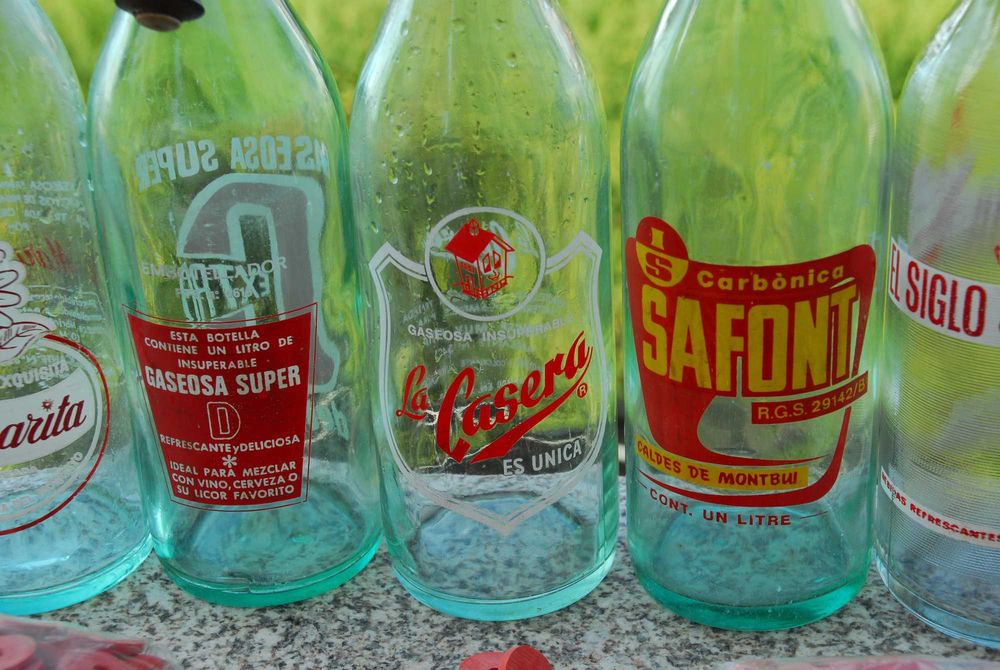 Garrafas antigas Pirogravadas com mais de 40 anos