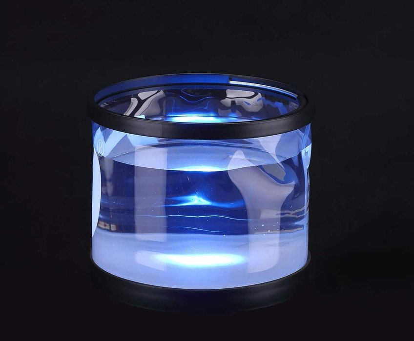 Składane wiadro LED RGB 7L PCV z pilotem podświetlane
