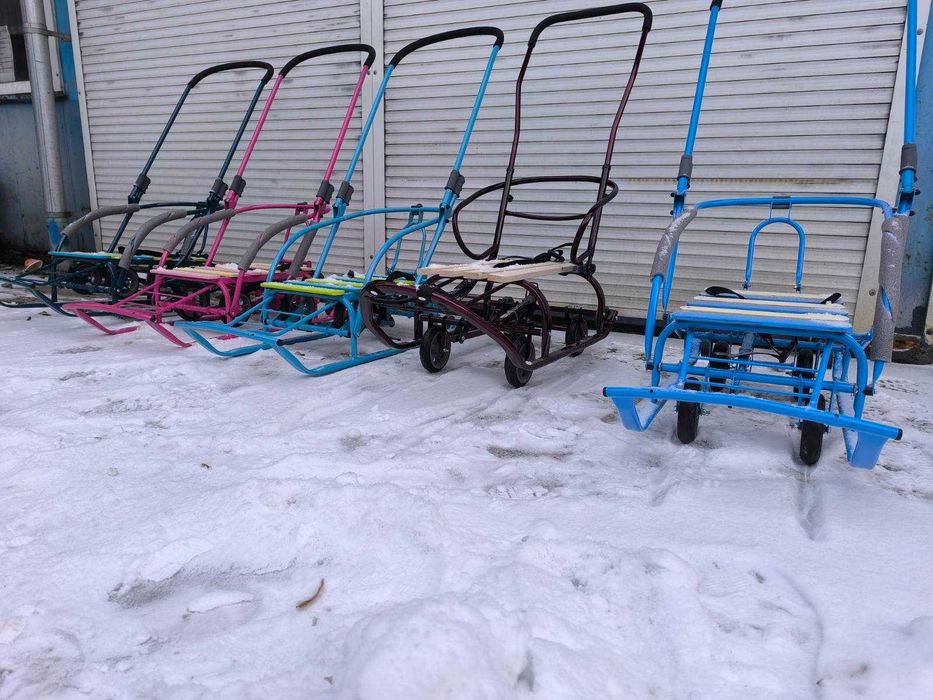 Санки на колесах "Мрія" та "Патріот"