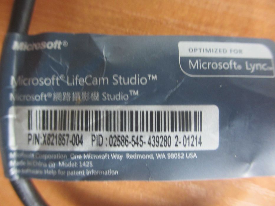 Вебкамера Microsoft Lifecam Studio