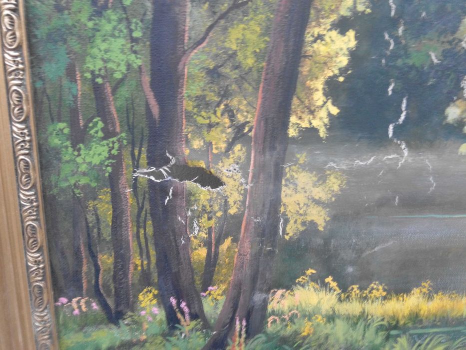 авторская картина маслом холст Кудинов А.И. живопись 80х130 см живопис