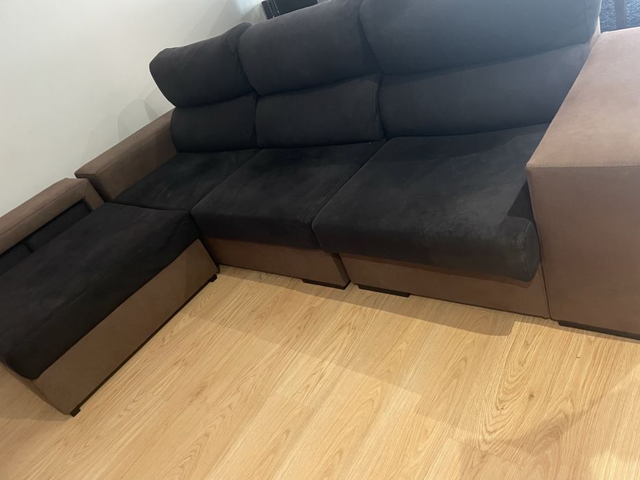 Sofa com chaise lounge