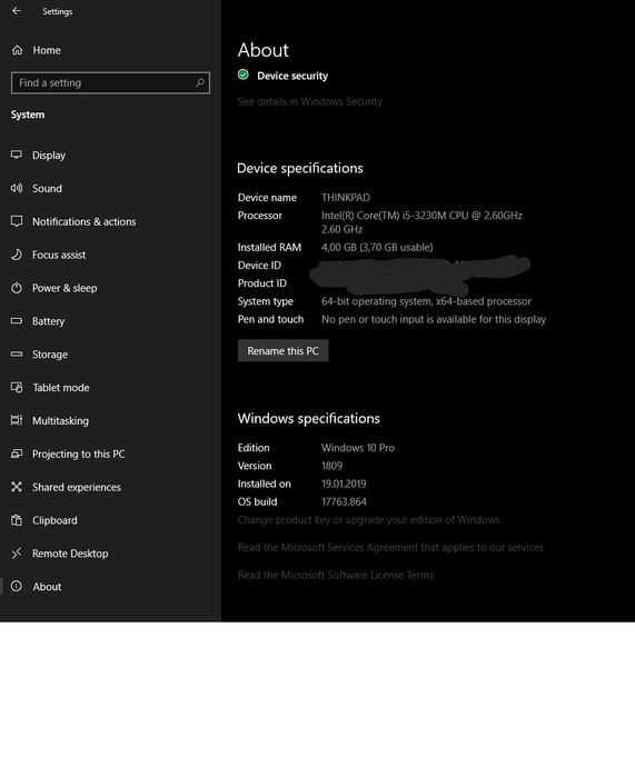 ThinkPad T430 | i5-3230M | SSD | Ekran HD+ | Win 10 Pro