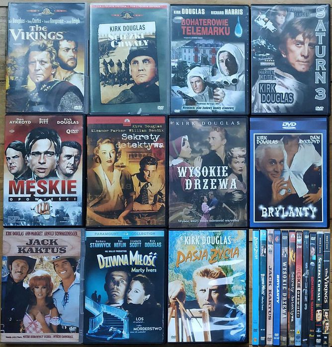 Kirk Douglas - zestaw filmów