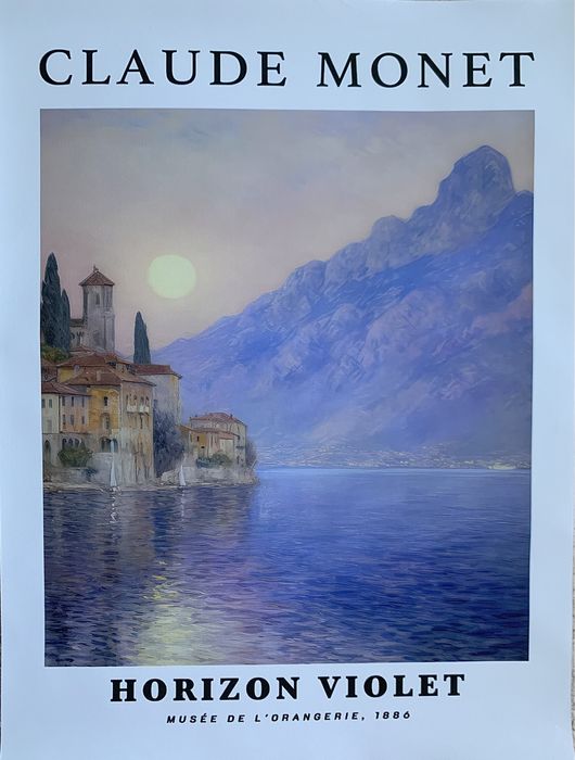 Gobelin na płótnie HD/Obrazek Art/Claude Monet/Horizon Violet