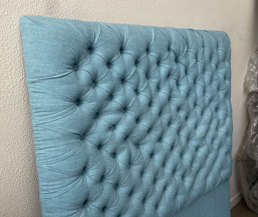 Cabeceira de cama capitoné verdadeiro nova