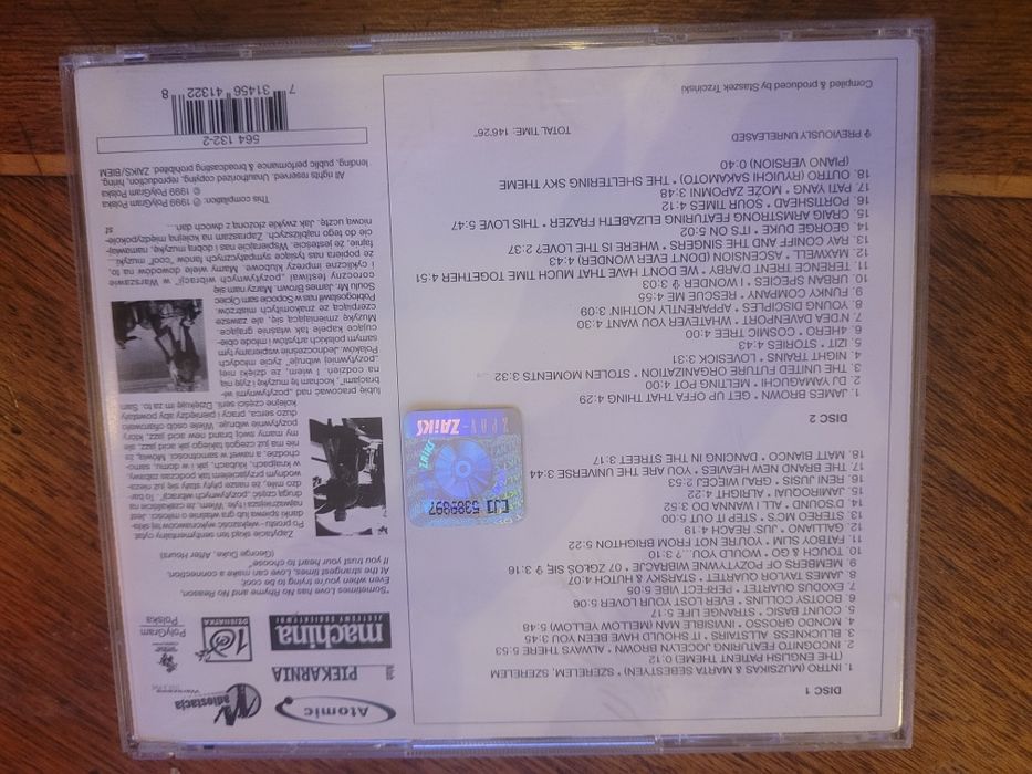 CD x 2 Pozytywne wibracje 2 Brand New Acid Jazz 1998 STX/Polygram