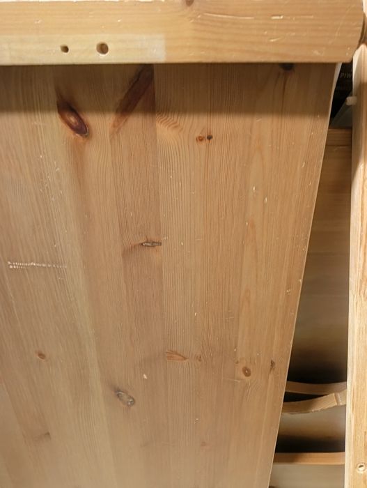 Łóżko rozsuwane regulowane ikea brazowe