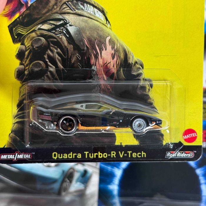 Машинка Premium Hot Wheels Cyberpunk 2077 Quadra Turbo-R Кіберпанк