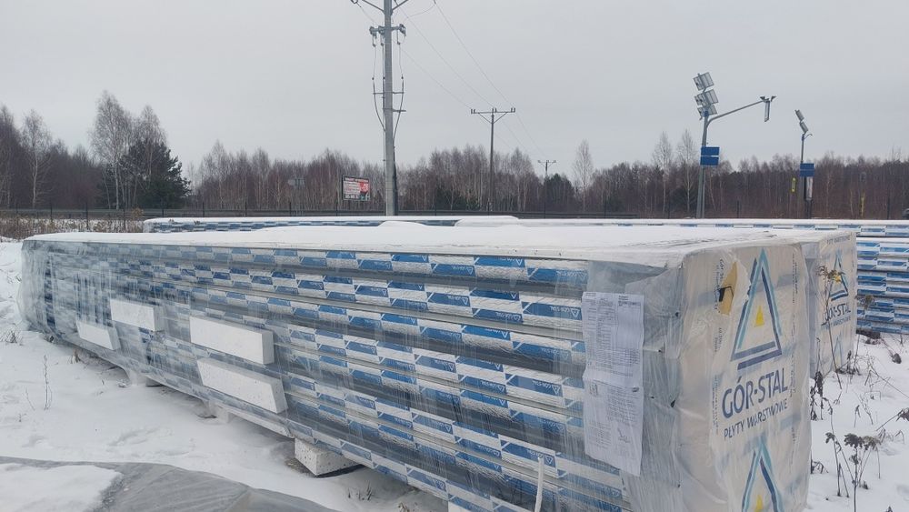 Płyta warstwowa scienna 100mm NOWA